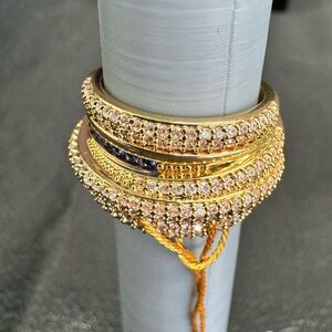 bran new with tage sz 7.5 adjustable Eye Candy gold ring